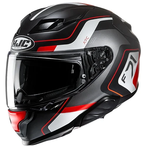 CASCO INTEGRALE HJC F71 ARCAN MC1SF NERO ROSSO BIANCO OPACO