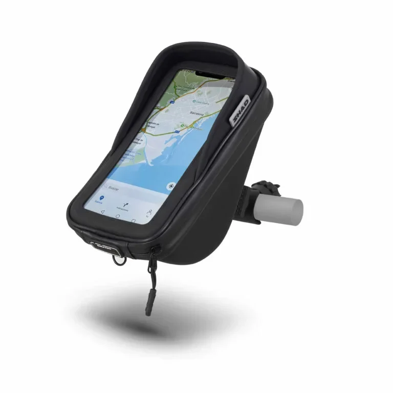 SHAD SG76 SUPPORTO SMARTPHONE CON TASCHE, 180 x 90 MM - MANUBRIO