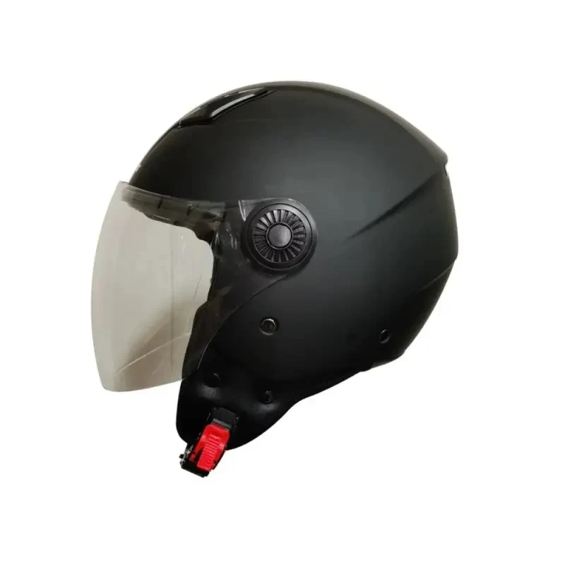 CASCO JET DIEFFE DF34 NERO OPACO