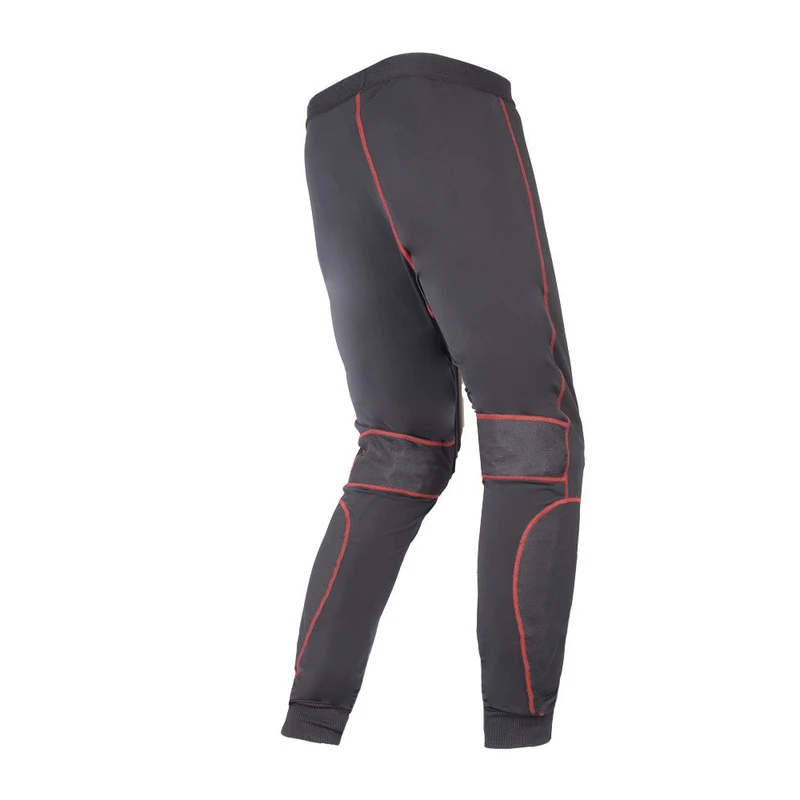 R-TECH JOG INTIMO TERMICO WINDSTOPPER NERO ROSSO
