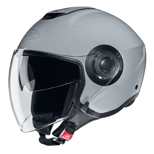 CASCO JET HJC I40N N.GRIGIO CHIARO LUCIDO