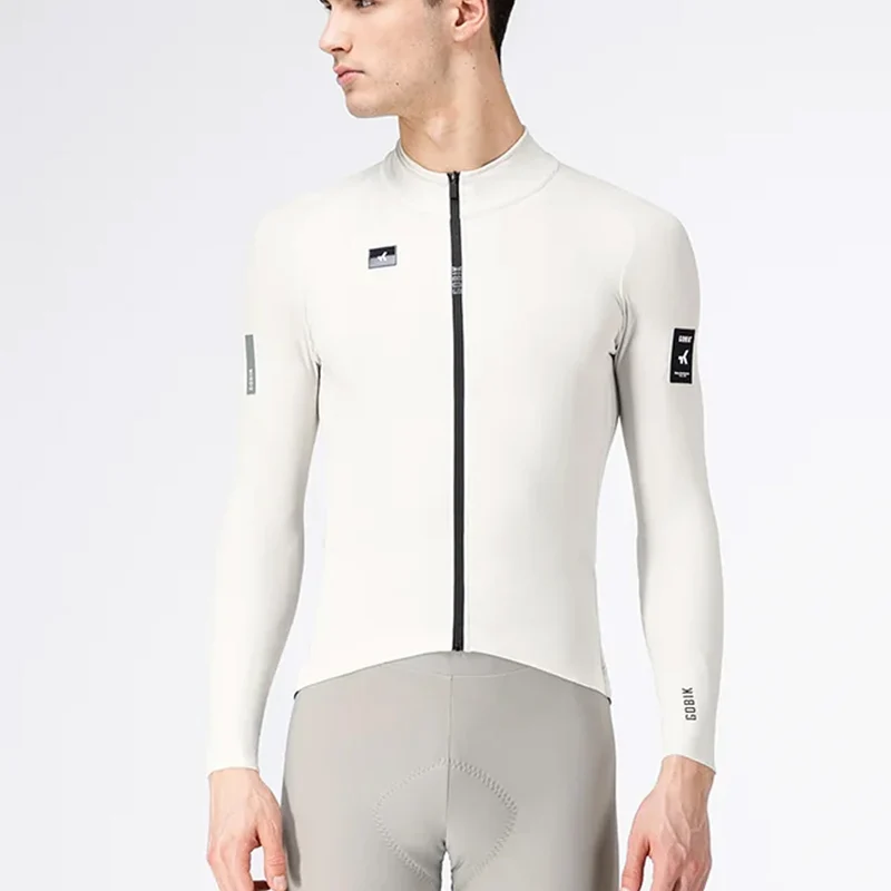 Maglia maniche lunghe Gobik Pacer Solid 2.0 Crepe - Beige