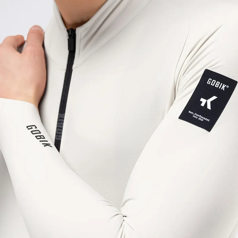 Maglia maniche lunghe Gobik Pacer Solid 2.0 Crepe - Beige