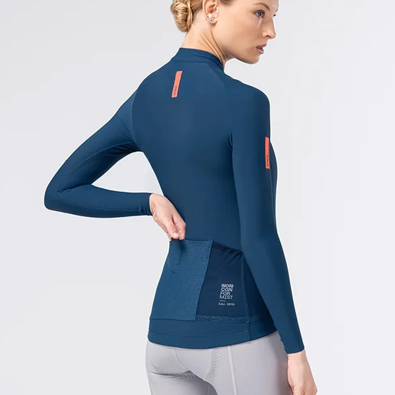 Maglia donna maniche lunghe Gobik Pacer Solid 2.0 Assault - Blu