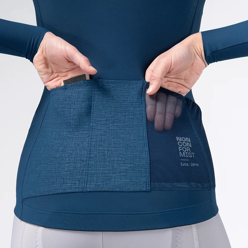 Maglia donna maniche lunghe Gobik Pacer Solid 2.0 Assault - Blu
