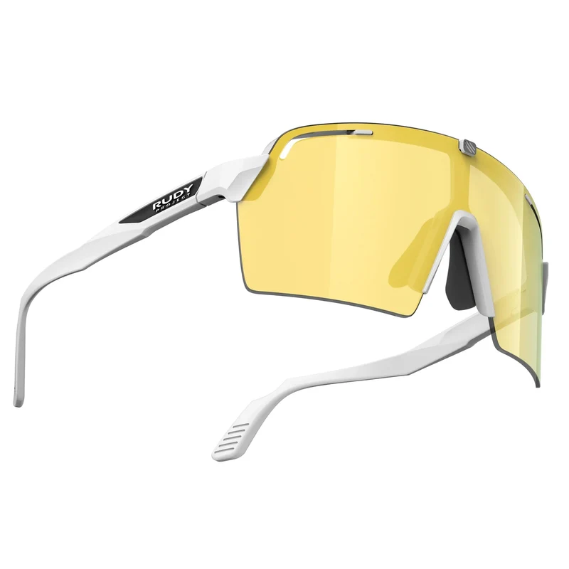 Occhiali Rudy Project Spinshield Pro - White Matte Multilaser Yellow