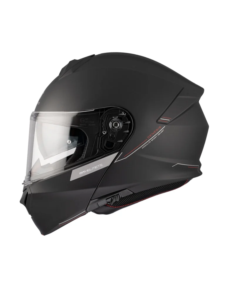 MT GENESIS SV SOLID TURISMO A1 CASCHI DI MOTO NERO MATE