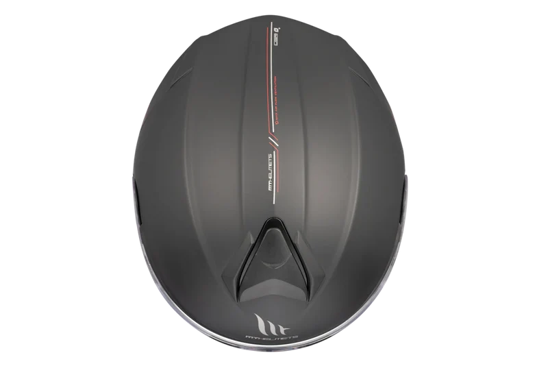 MT GENESIS SV SOLID TURISMO A1 CASCHI DI MOTO NERO MATE