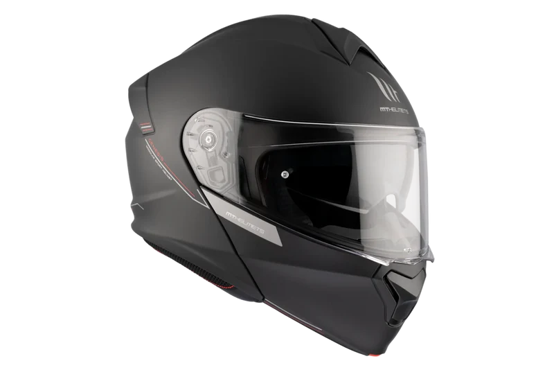 MT GENESIS SV SOLID TURISMO A1 CASCHI DI MOTO NERO MATE