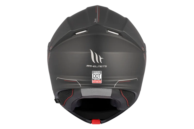 MT GENESIS SV SOLID TURISMO A1 CASCHI DI MOTO NERO MATE