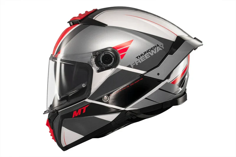 MT THUNDER 4 SV FREEWAY DEPORTIVO TURISMO A5 INTEGRALE CASCHI DI MOTO BRILLANTE
