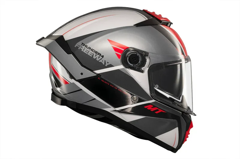 MT THUNDER 4 SV FREEWAY DEPORTIVO TURISMO A5 INTEGRALE CASCHI DI MOTO BRILLANTE