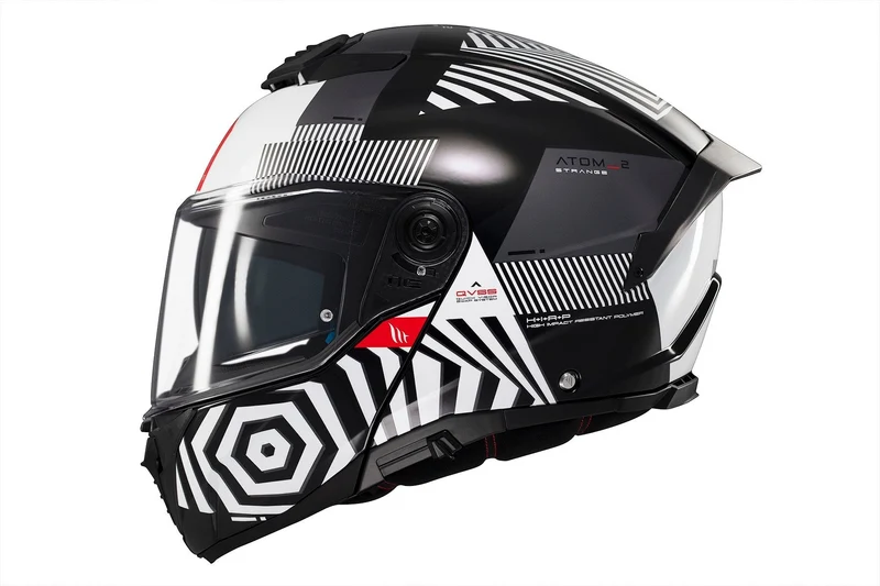 MT ATOM 2 STRANGE B2 CON PARTE DELANTERA ABATIBLE BRILLANTE CASCHI DI MOTO