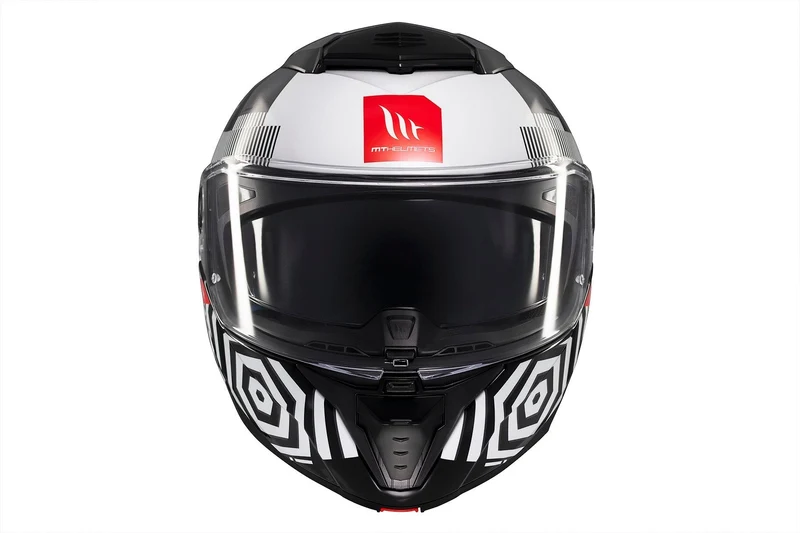 MT ATOM 2 STRANGE B2 CON PARTE DELANTERA ABATIBLE BRILLANTE CASCHI DI MOTO