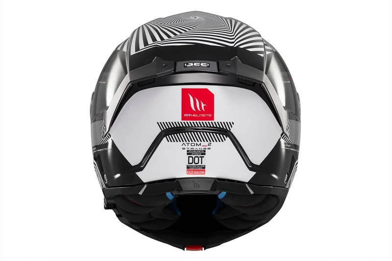 MT ATOM 2 STRANGE B2 CON PARTE DELANTERA ABATIBLE BRILLANTE CASCHI DI MOTO