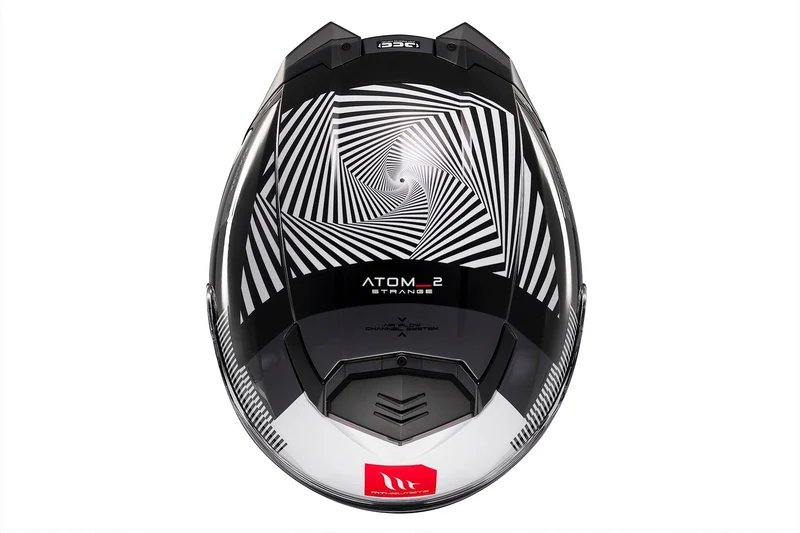 MT ATOM 2 STRANGE B2 CON PARTE DELANTERA ABATIBLE BRILLANTE CASCHI DI MOTO
