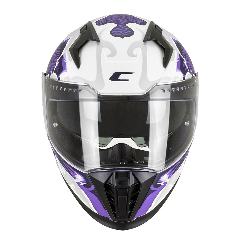 CGM 311F BLAST CLOUD INTEGRALI CASCHI DI MOTO BIANCO MORADO MATE