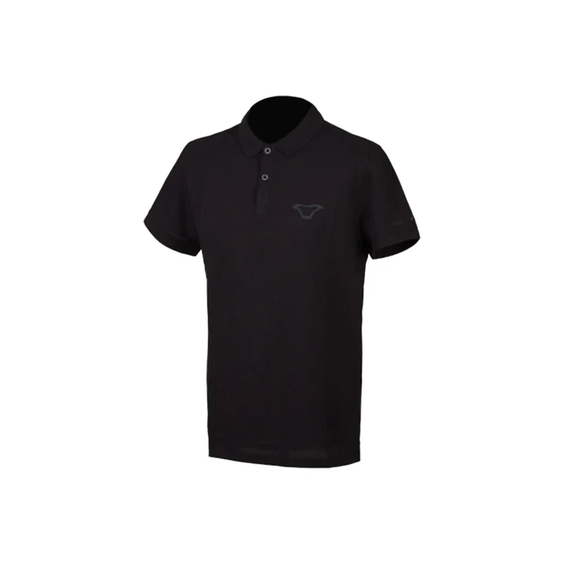 MACNA Estilo Urbano Hombre Polo Camisa Negro