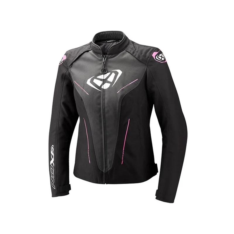 GIUBBOTTO TSUTO DONNA IXON PRODIGY LADY NERO-ANTRACITE-ROSA VIVO