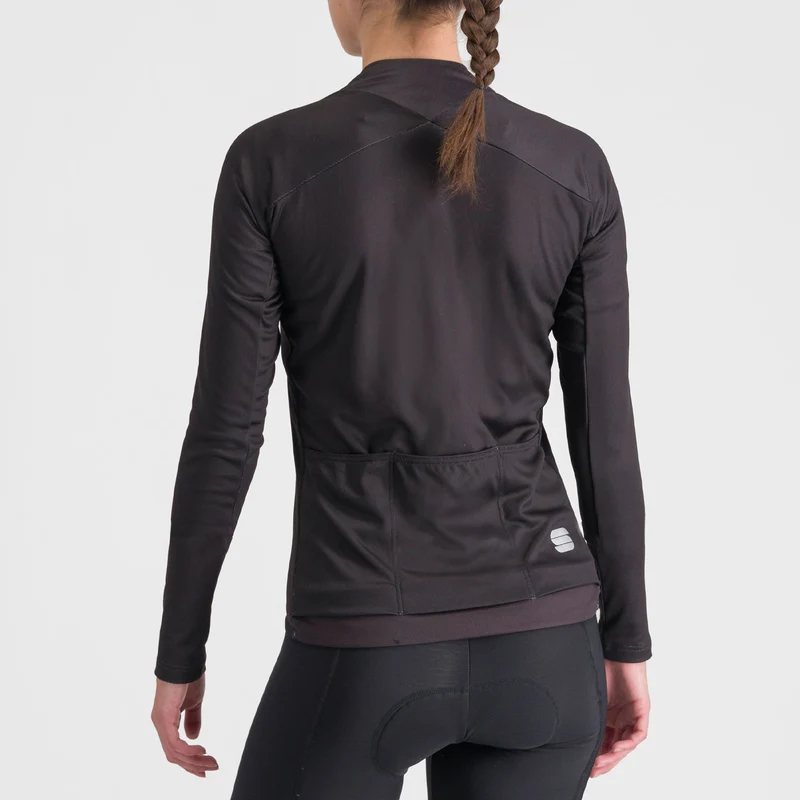 Maglia donna maniche lunghe Sportful Matchy - Nero