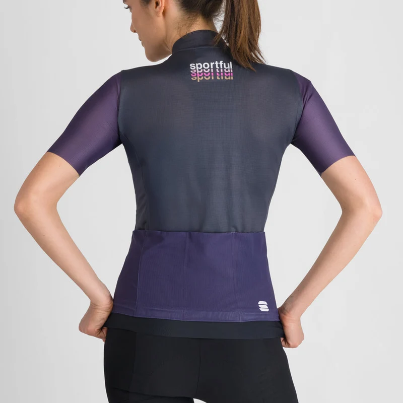 Maglia donna Sportful Supergiara 2 Logo - Blu