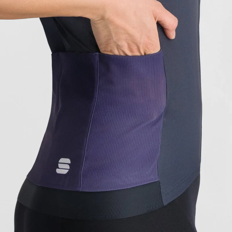 Maglia donna Sportful Supergiara 2 Logo - Blu