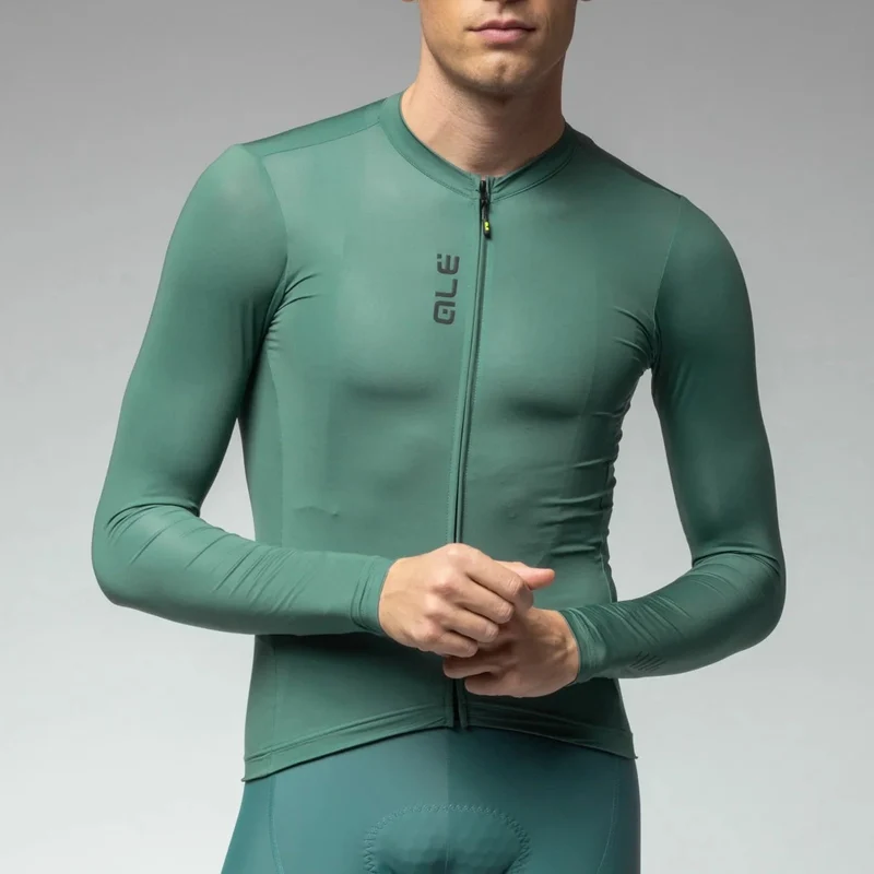 Maglia maniche lunghe Ale Pragma Color Block - Verde chiaro