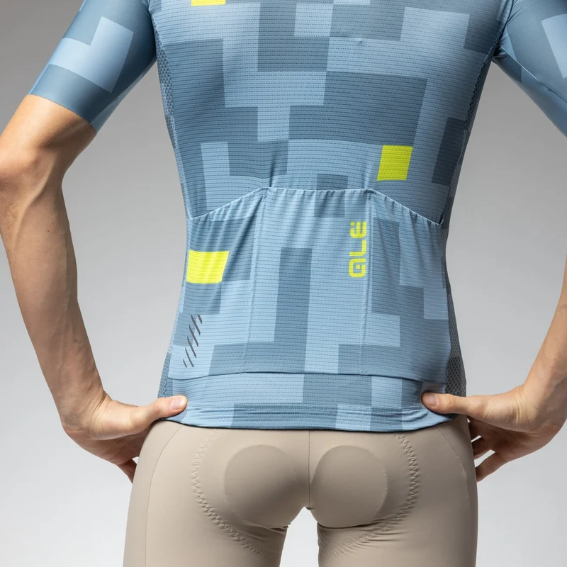Maglia Ale Pragma Pixel - Grigio