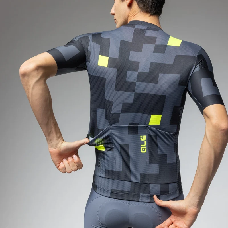 Maglia Ale Pragma Pixel - Nero