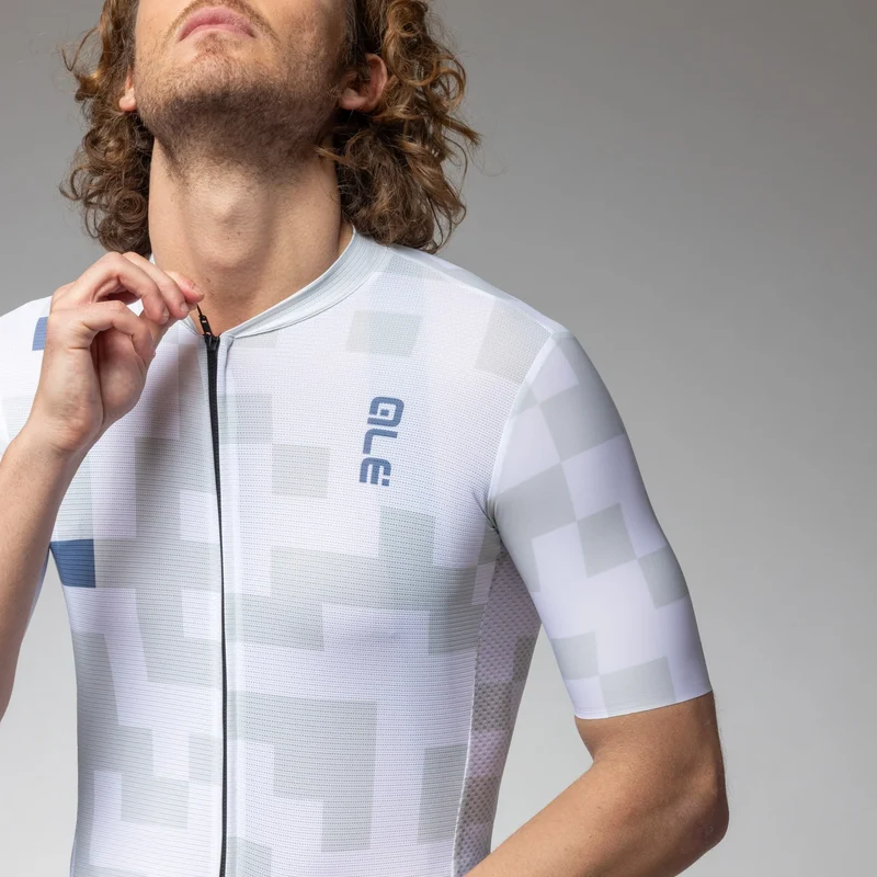 Maglia Ale Pragma Pixel - Bianco