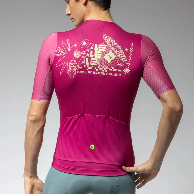 Maglia Ale PR-E Megabyte 2.0 - Fucsia