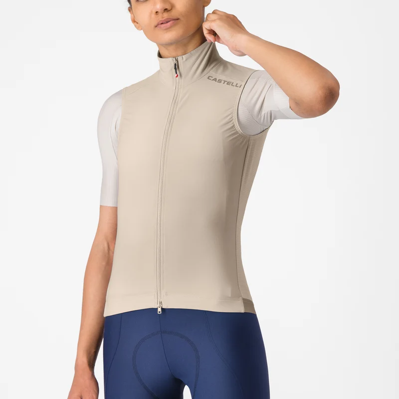 Gilet donna Castelli Espresso 2 - Beige