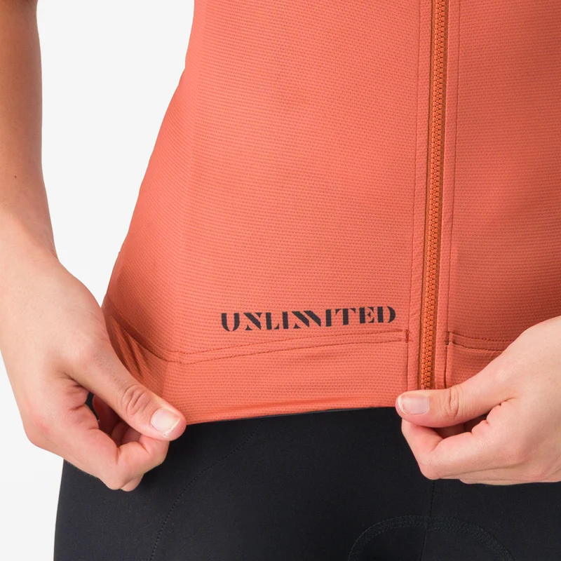 Maglia donna Castelli Unlimited Pro 2 - Arancio