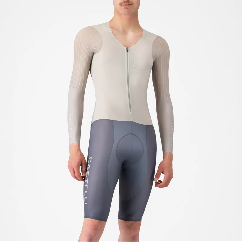 Body Castelli Body Paint 5 TT Speedsuit - Grigio chiaro
