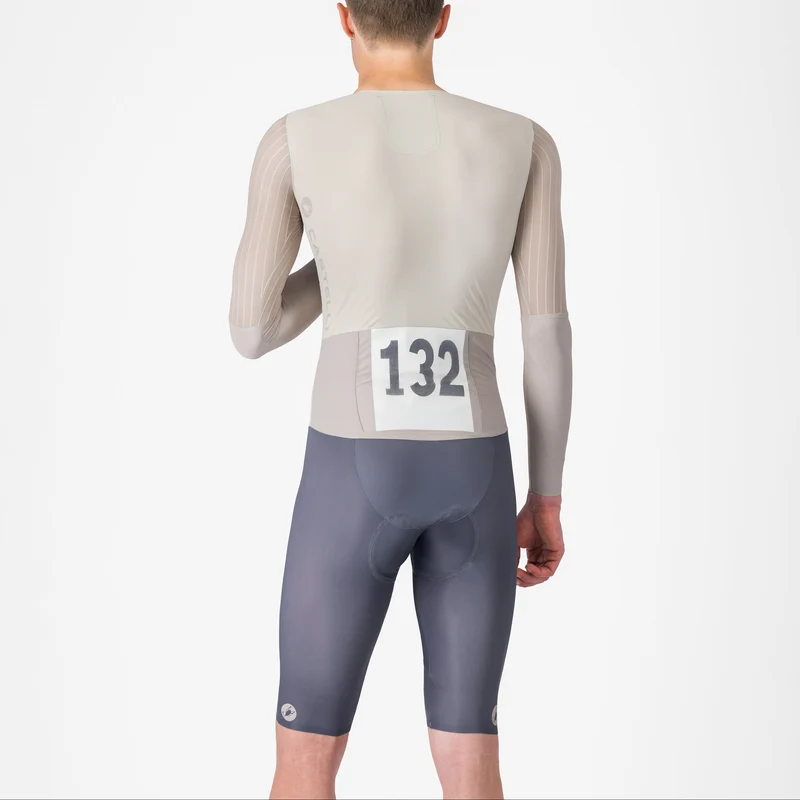 Body Castelli Body Paint 5 TT Speedsuit - Grigio chiaro