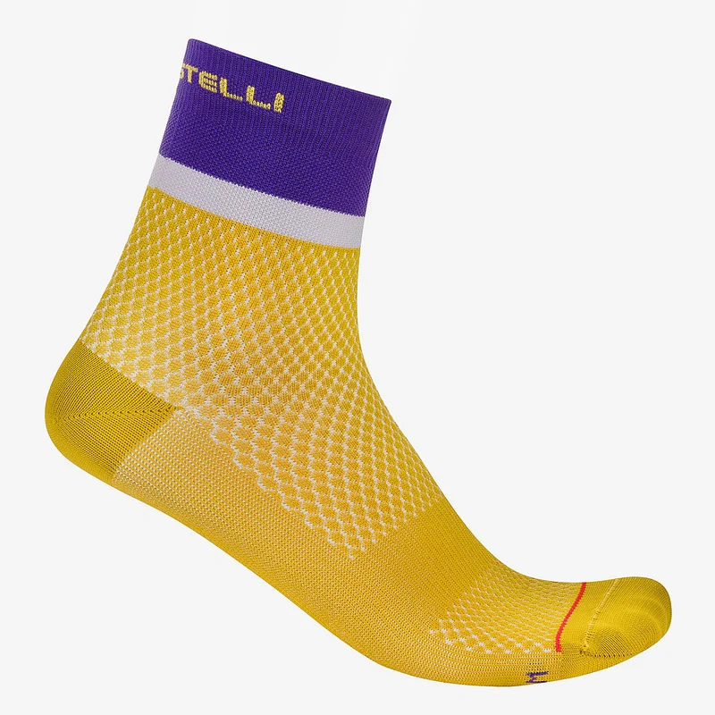 Calze donna Castelli Tonal Logo 12 - Giallo