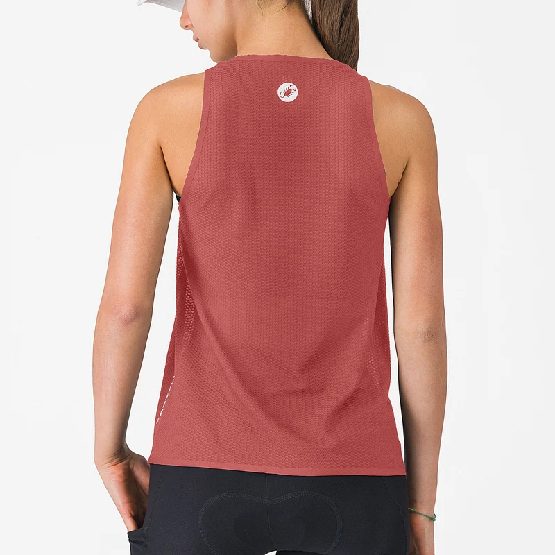 Top donna Castelli Comfort Travel Mesh - Rosa