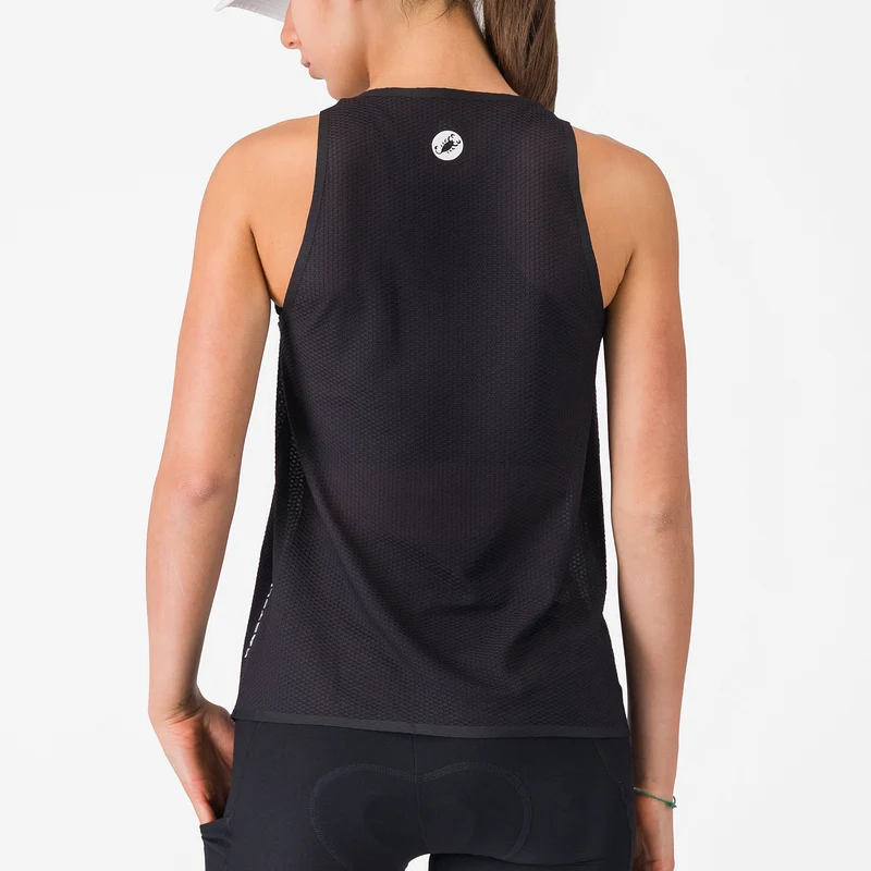 Top donna Castelli Comfort Travel Mesh - Nero