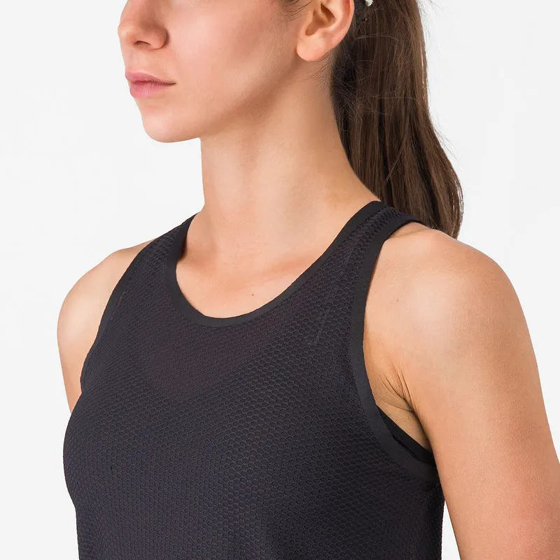 Top donna Castelli Comfort Travel Mesh - Nero