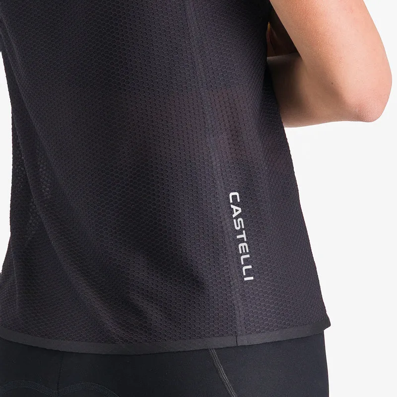 Top donna Castelli Comfort Travel Mesh - Nero