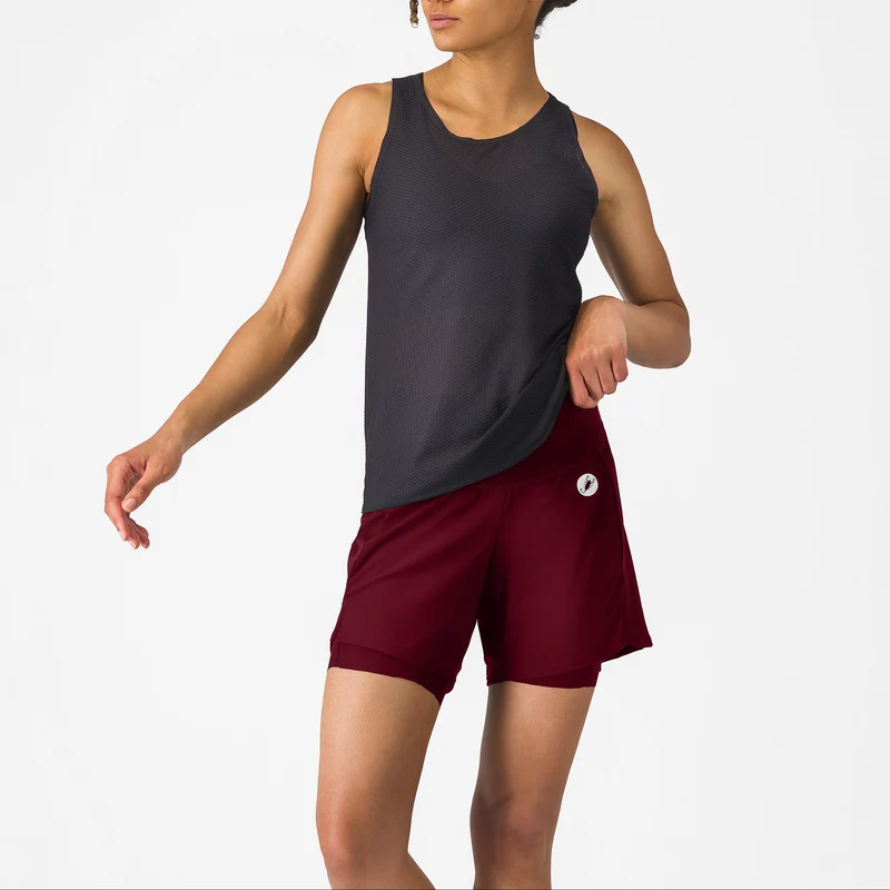 Pantaloncini donna Castelli Movement Travel - Bordeaux
