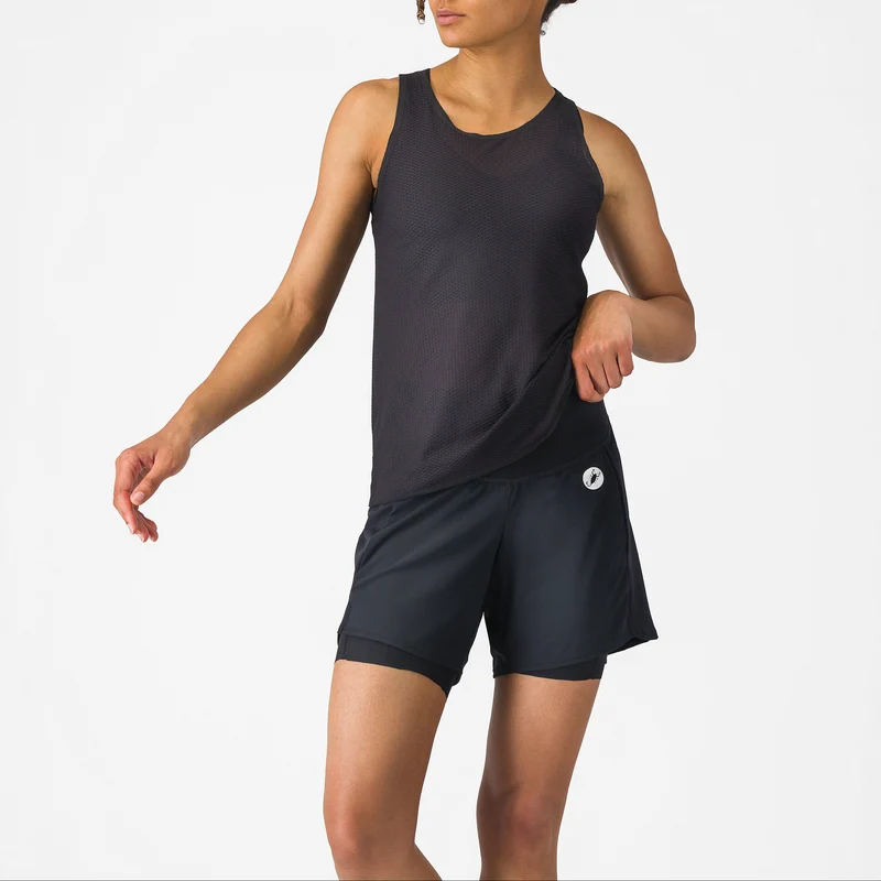 Pantaloncini donna Castelli Movement Travel - Nero