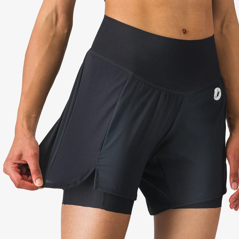 Pantaloncini donna Castelli Movement Travel - Nero