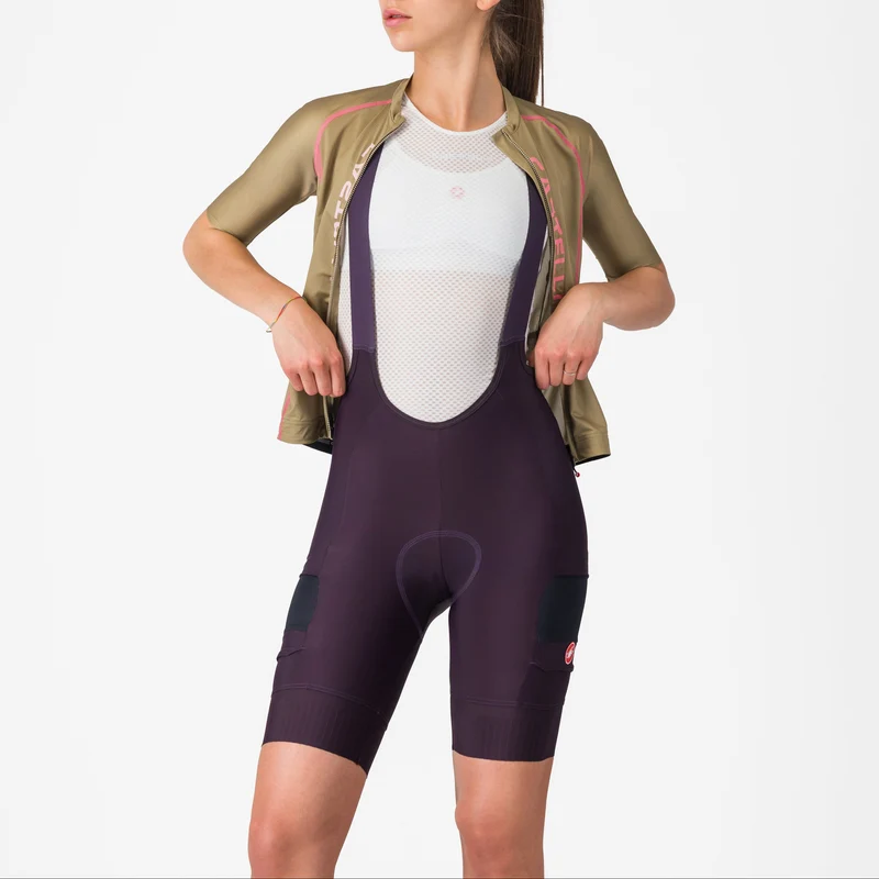 Salopette donna Castelli Unlimited Cargo - Viola
