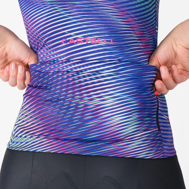 Maglia donna Castelli Cosmic Vortex - Viola