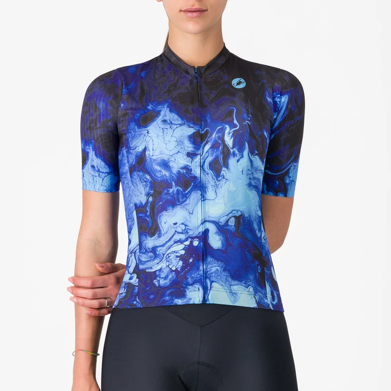 Maglia donna Castelli Cosmic Vortex - Blu