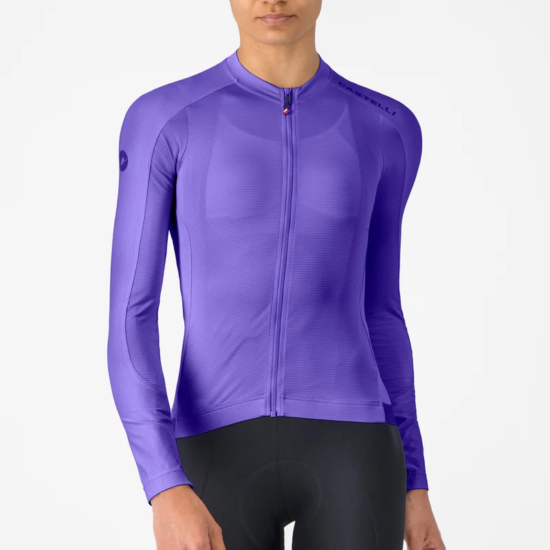Maglia donna maniche lunghe Castelli Espresso 2 - Viola