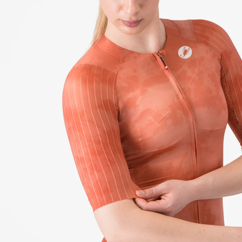 Maglia donna Castelli Aero Race 8S - Arancio