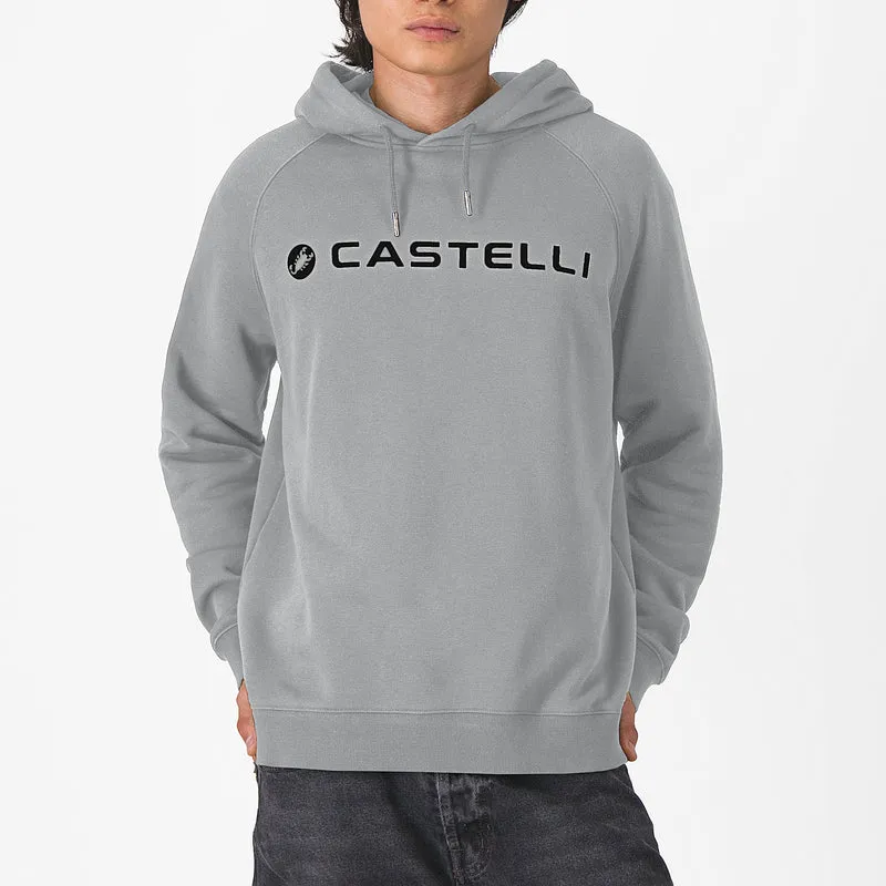 Felpa Castelli Logo - Grigio