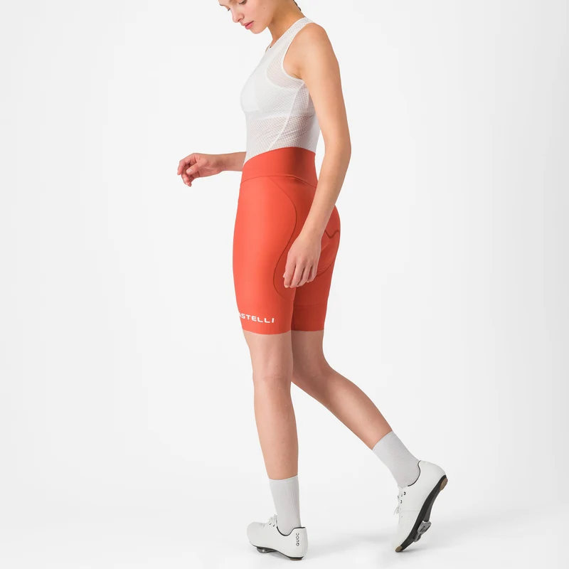 Pantaloncini donna Castelli Espresso 2 DT - Arancio